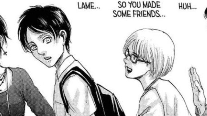 ereminfolder's tweet image. eren protecting armin in attack on school castes &amp;gt;&amp;gt;