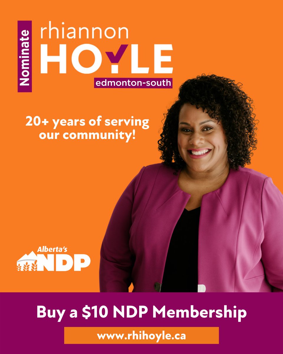 RhiHoyleYEG's tweet photo. I care deeply about our community of Edmonton-South, and the core issues that affect our wellbeing and quality of life.

Visit https://t.co/yDXNpw1zF3 to learn more &amp; get your $10 NDP membership! 🧡 

#ABpoli #ABleg #yeg https://t.co/cnqjE6x4kA
