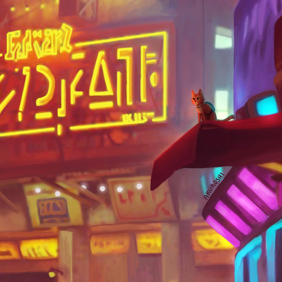 makowcy's tweet photo. i finished the cat game im obsessed
#stray https://t.co/9ndC9th3M0