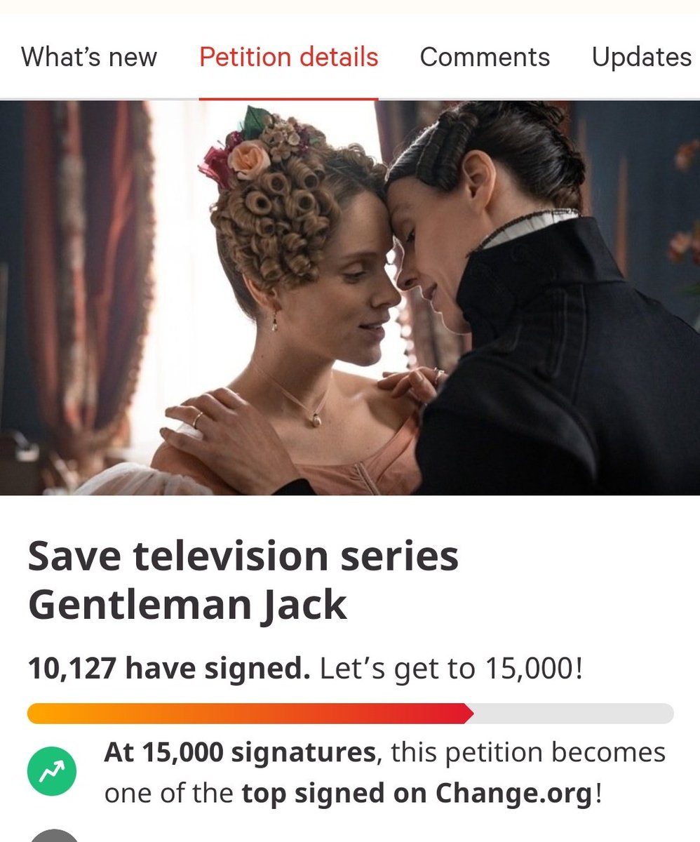 listerwalker's tweet photo. GENTLEMAN JACK FANDOM WE HIT 10K 🥺🥺 I AM SO PROUD OF US 
#savegentlemanjack https://t.co/9hw5Eyl06I