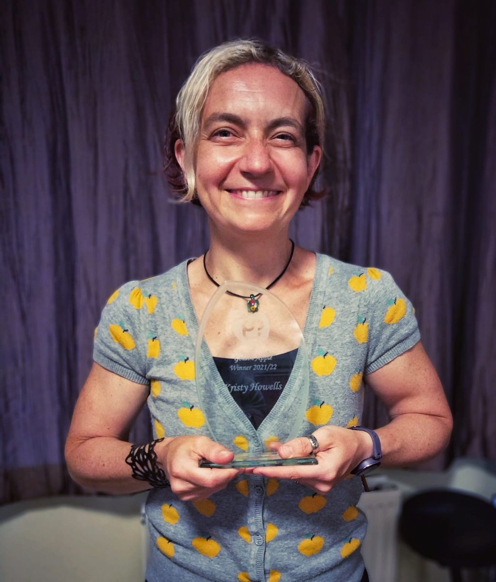 KristyHowells1's tweet photo. Super excited to collect my Golden Apple Award today for outstanding contribution to my students.
Thanks to all my students who nominated.
I am so proud and so thankful.
Thanks also to the @christchurchsu for the wonderful engraved apple 🍏 #cccuallofus #cccuproud #cccu https://t.co/agvYysBvl2
