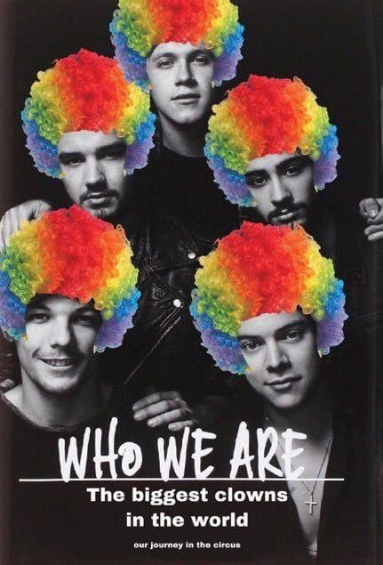 auri_50_'s tweet photo. two days until the two year anniversary of when we were all clowns lmao #12yearsofonedirection https://t.co/D0lFNuobqA