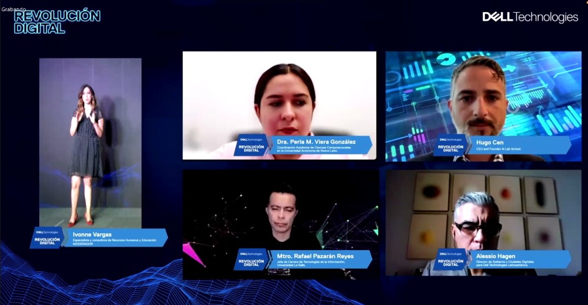 JuanFraAguilar's tweet photo. El primer panel consistió en platicar acerca de la formación de las competencias digitales para un futuro laboral exitoso, la construcción de un sistema educativo resiliente.   Hugo Cen, @marlene_viera, Rafael Pazarán y @alessiohagen fueron los panelistas  en esta oportunidad. https://t.co/3eyujzDjN7