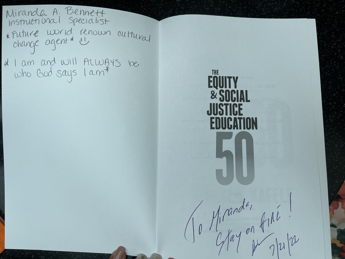 Thursday was all about <a href="/PrincipalKafele/">Principal Kafele</a> #EquityMindsetTeacher Do YOU know the blueprint? 
#SREBSummer has been good to me!