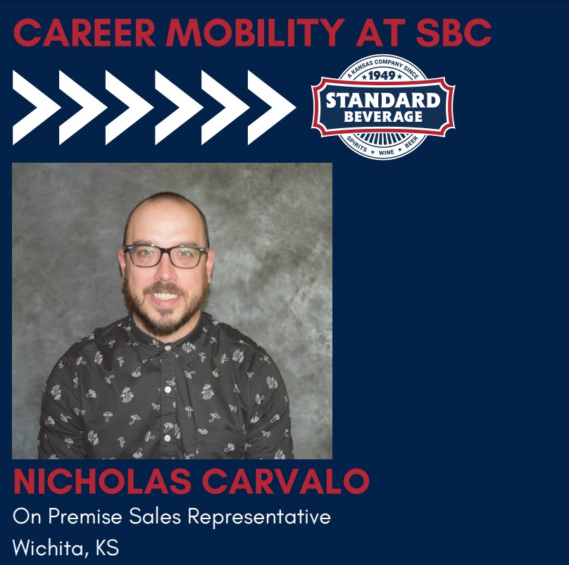 SBCKansas's tweet photo. At #SBCKansas we are always focused on maximizing our talent; benefitting each individual team member, our company, &amp; the communities in which we live. CONGRATS to Team member, Nicholas Carvalho who was promoted from a Draft Tech to On Premise Sales Rep in our Wichita Market! https://t.co/7flvDmMGKQ