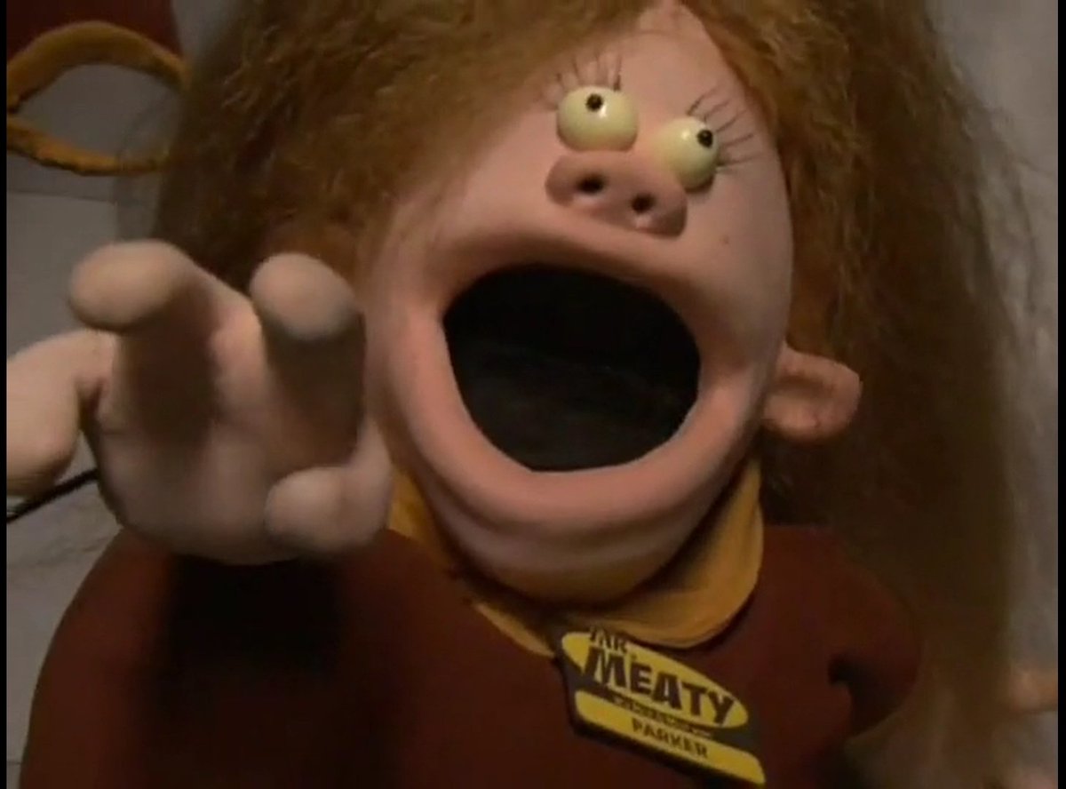 WeedhorseVR's tweet photo. Remember the episode of Mr. Meaty when they made "The Miss Meaty Burger" and the only difference from the regular one is that it had sauce that turned you female if you ate too much of it? I think it's real. https://t.co/r1dun50QKs