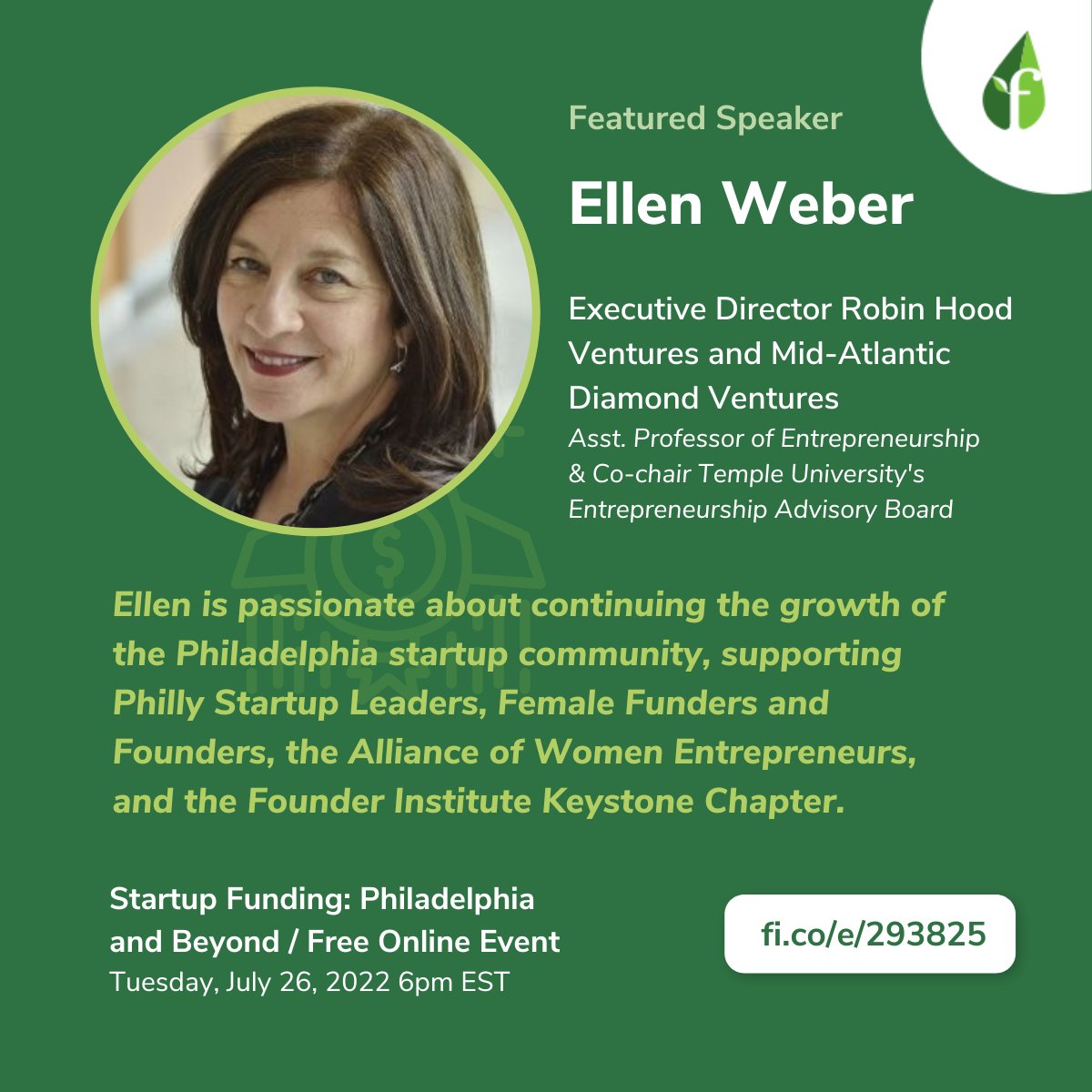 PamKnox007's tweet photo. I am fired up to be moderating a fantastic panel of speakers -  in a free online event, Startup Funding Philadelphia and Beyond 7/26 6 pm #MakeSmallBig #Entrepreneurship #startups #Funding #crowdfunding #Philly #Temple https://t.co/KyQ21AQCxE