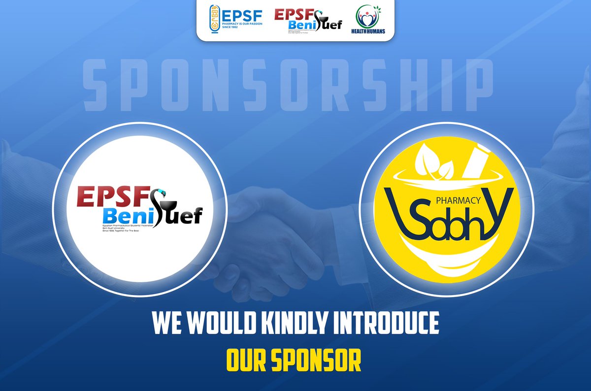 "Never dream for success but work for it."✨

-So, with all pleasure we announce that our  sponser for Health humans event is "  ".
We are sure that our  cooperation will be a golden step.
Thanks for being our sponsor. 🎉
#Health_Humans  
#EPSF_BeniSeuf  
#Show_your_care_be_aware