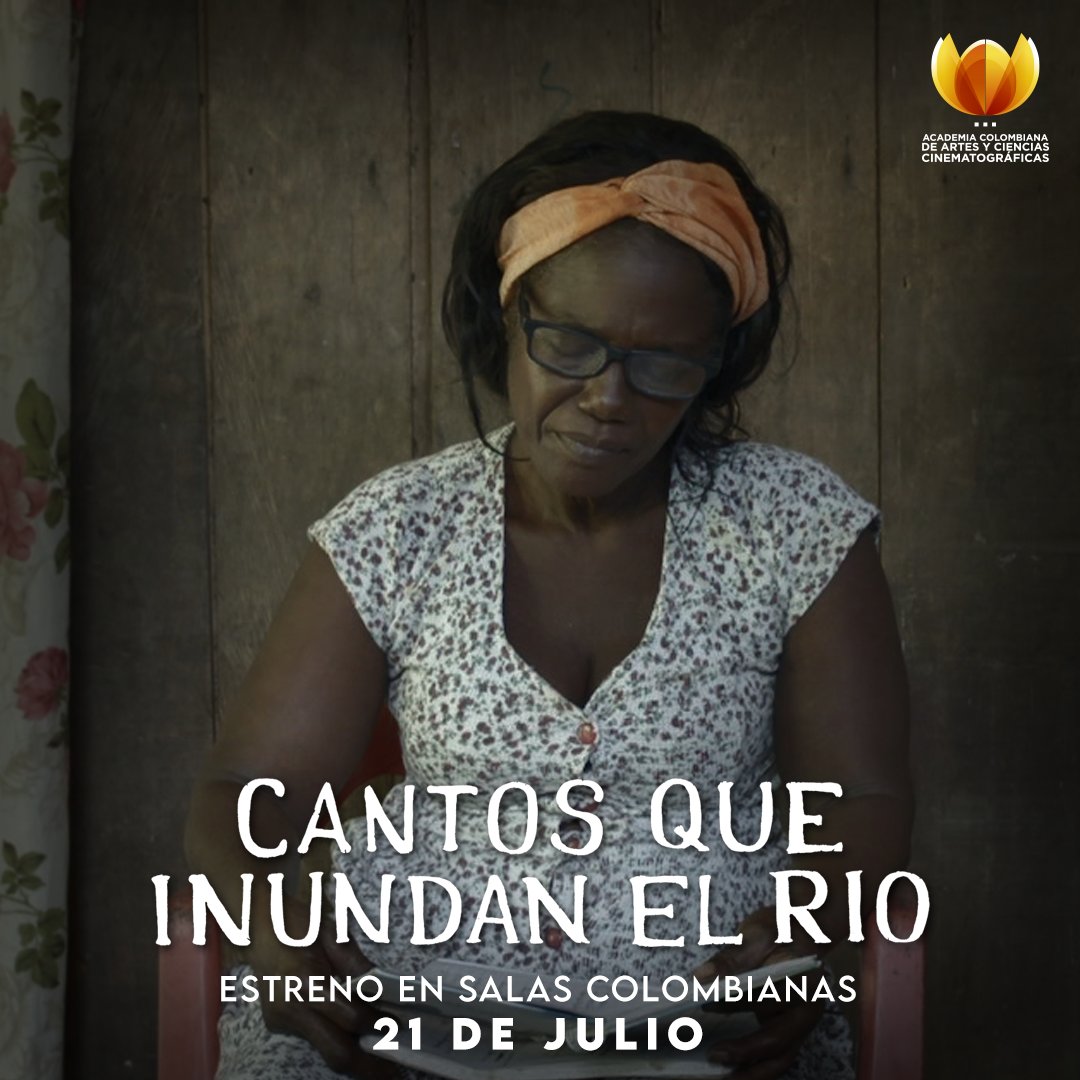 AcademiaColCine's tweet photo. 🎟️ CANTOS QUE INUNDAN EL RÍO
llega a las salas del país a partir de hoy, documental dirigido por Luckas Perro, producido por @corpopasolini, y distribuido por Briosa Films. 

👉 El montaje estuvo a cargo de Gustavo Vasco,  miembro de la Academia Colombiana de Cine 🇨🇴 https://t.co/RBY2vBIaUb