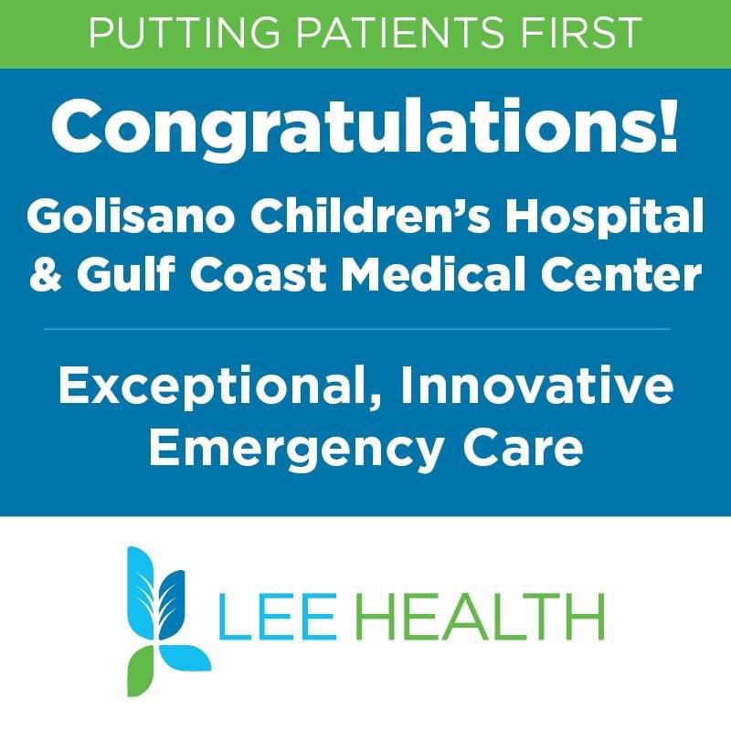 Congratulations to the staff at Golisano Children’s Hospital and Gulf Coast Medical Center’s Emergency Departments - these departments have been nationally recognized for their exceptional and innovative performance in emergency care!

facebook.com/10881873586336…