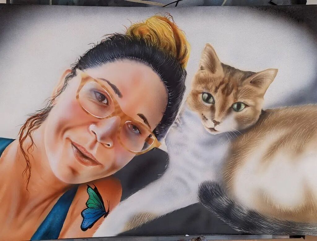 pauuxs's tweet photo. El gato no quería salir en el dibujo...
#grancanaria #canarias #airbrushart #airbrush #aerografia #iwataairbrush #createxcolors #customcreative #arinaga #agüimes https://t.co/1lQSI0MBbr https://t.co/stU5xkrQT8