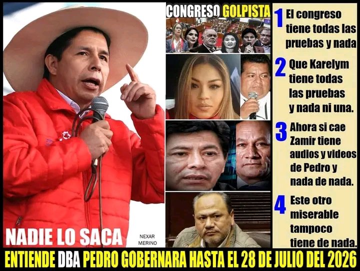 RenanPingo's tweet photo. UN MILLON DE SOSPECHAS NO HACEN LA PRUEBA 🇵🇪🇵🇪🇵🇪 https://t.co/a2hjOMoy1W