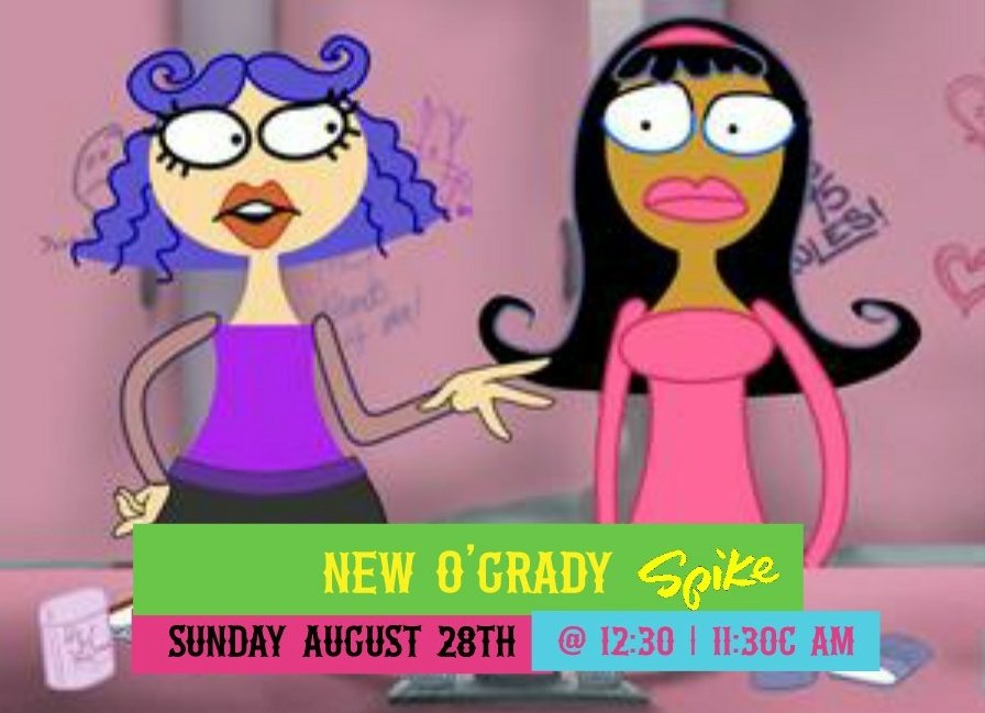 SpikeTeens's tweet photo. The weirdness has continued for an all new episodes of #OGrady Sunday 8/28 at 12:30a/11:30c on #Spike, Monday 8/29 on @HBOMax 

#CartoonNetwork #Weirdness https://t.co/Q2cG7toRyw