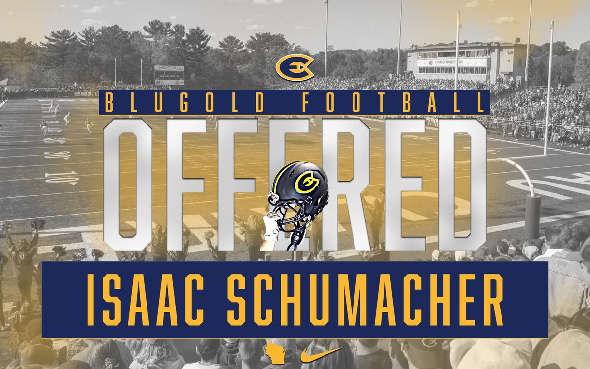 iscschmchr's tweet photo. Excited to have been offered a roster spot from @UWECFootball and @CoachBeschorner!! https://t.co/Yc5y6BJyQl