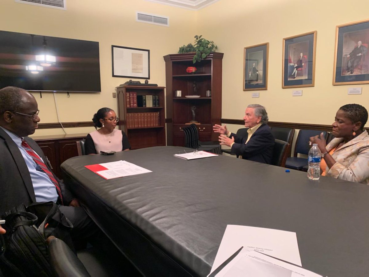 strongnationUSA's tweet photo. .@Mission_Ready member @NGYFPresident & @RHDugger123 of @Ready_Nation met with @LeaderHoyer's staff to talk about our country’s long-term economic success & military readiness. Thank you for your time! Our new report explains the #FourPartPlan: https://t.co/l0LtgDM86C https://t.co/lIRfJwXzZP