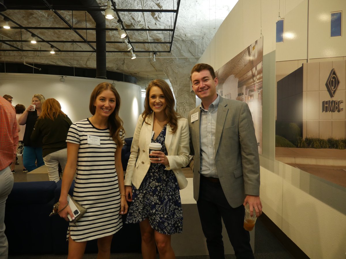 MissouriChamber's tweet photo. Leadership Missouri goes underground! The #LeadMo22 Class toured some of the more than 7 million square feet of industrial space found in Kansas City’s Subtropolis! @HuntMidwest https://t.co/8srxXbwApM