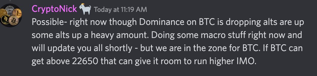 crypto4teachers's tweet photo. @TrueRangeTrade told our team to long, and we did - I gave live updates of what exact level needed to break for the run-up in real time. Check the Discord pic and timestamp against the chart - EST if that helps. #worthit #TrueRangeTraders #btcusdt #BTC https://t.co/4sggGuARPp