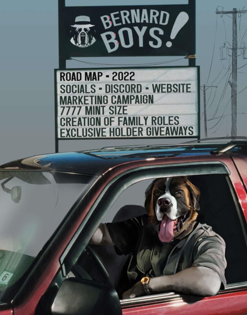 MONGKORN_'s tweet photo. Project @BernardBoysNFT interesting in August, the team reveals themselves. Who likes cool mafia dogs?  Guarantee that you won't be disappointed.💯
#CNFTProject #CNFTCommunity https://t.co/dTtLWhMhBx