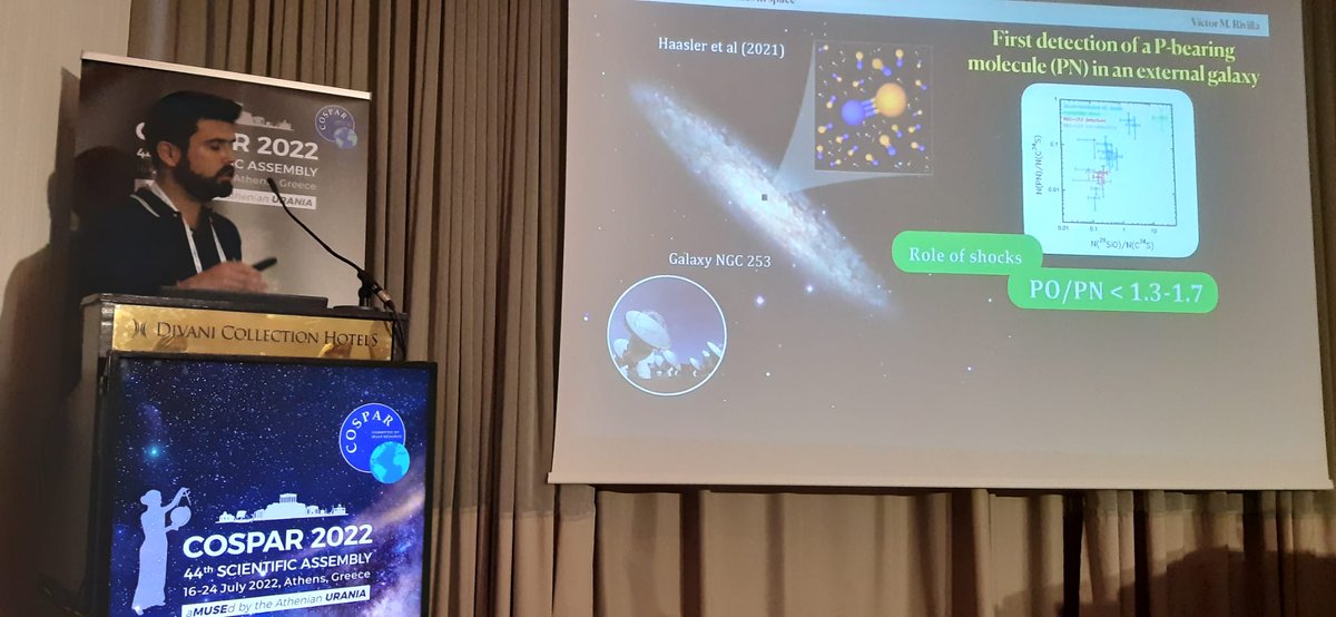 Molecules with #Phosphorus, a key element for life, are in many places in our Galaxy...and also in other galaxies!  🌀🌌🧬📡 #COSPAR2022