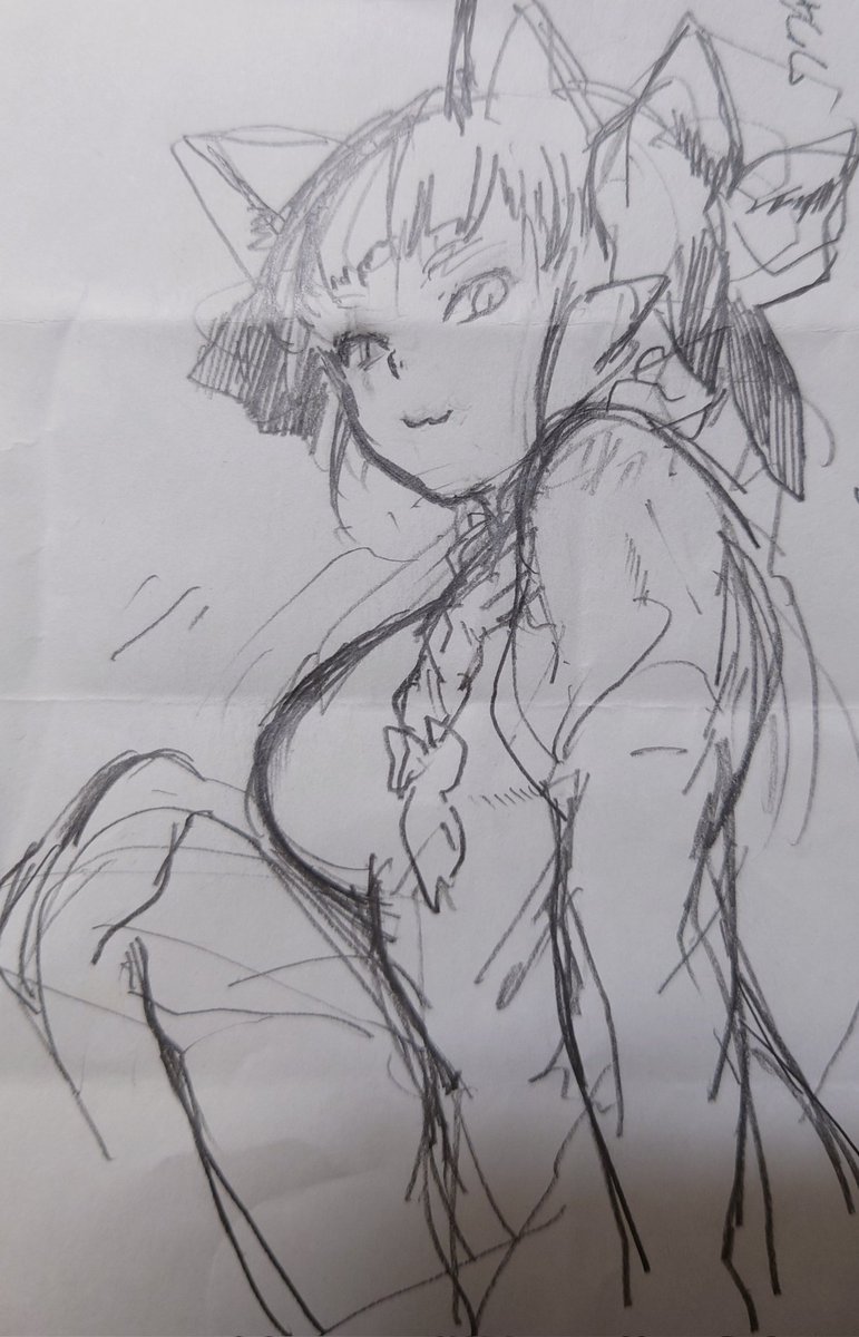 いつ描いたのか忘れたお燐 