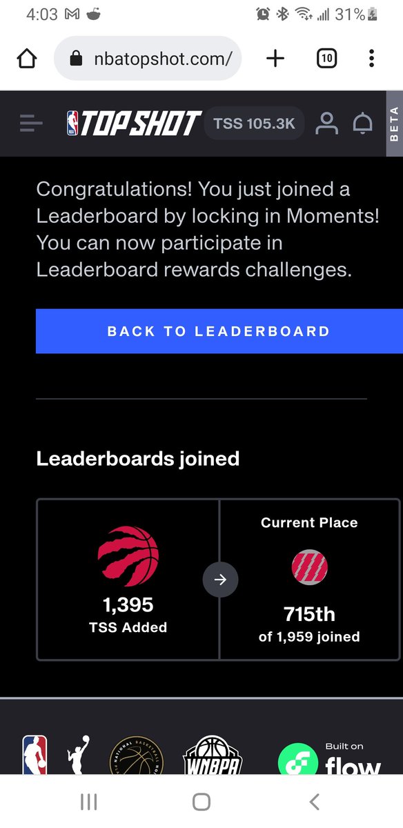 JasonHopWo's tweet photo. @WolfPackWW @nbatopshot WHAT IT DO
Locked up my S2 rapts🦖
We riding this TS🏀🚀wagon til the wheels fall off🤣🤣
@WolfOfBallStre3 @TopDaady @NLAuthorized @Johnhayte 
TS: FredVanYEEET https://t.co/n4IY9ZMfGP
