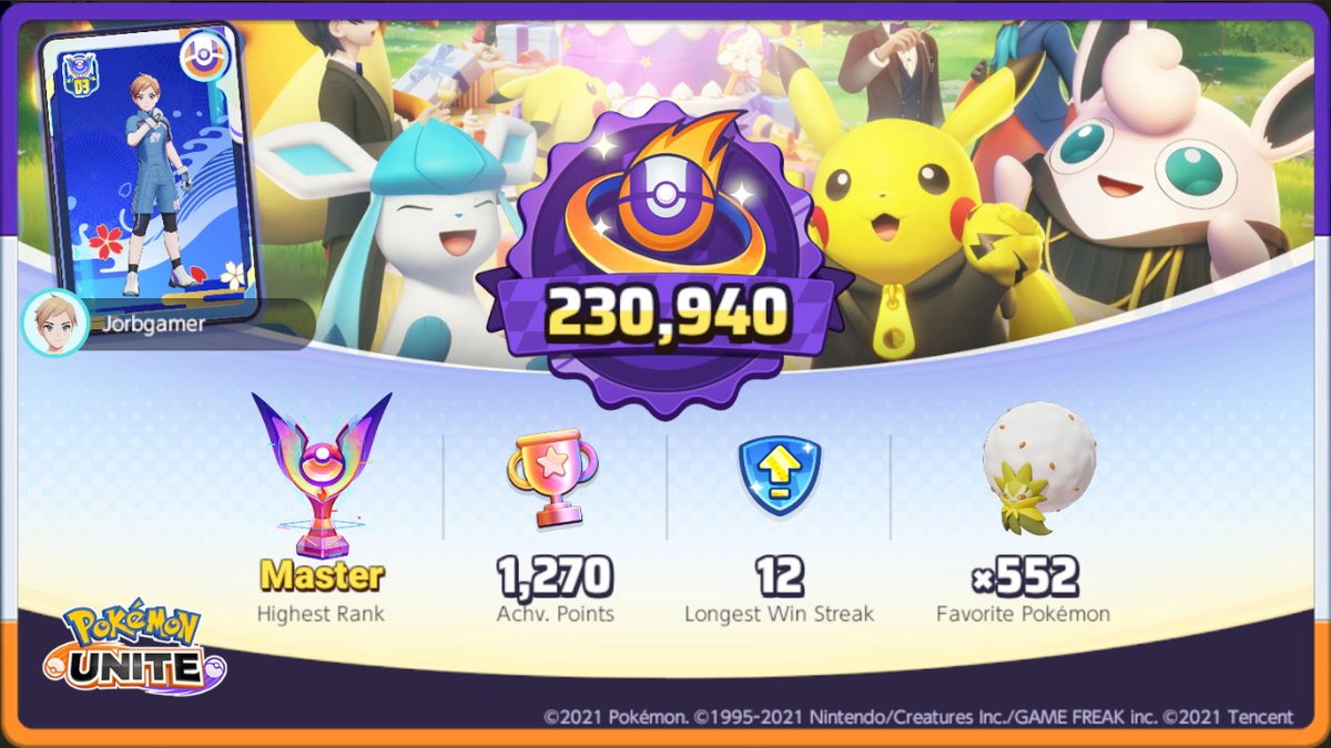 TheJBez's tweet photo. #PokemonUNITE #NintendoSwitch https://t.co/R61zHpEaAT