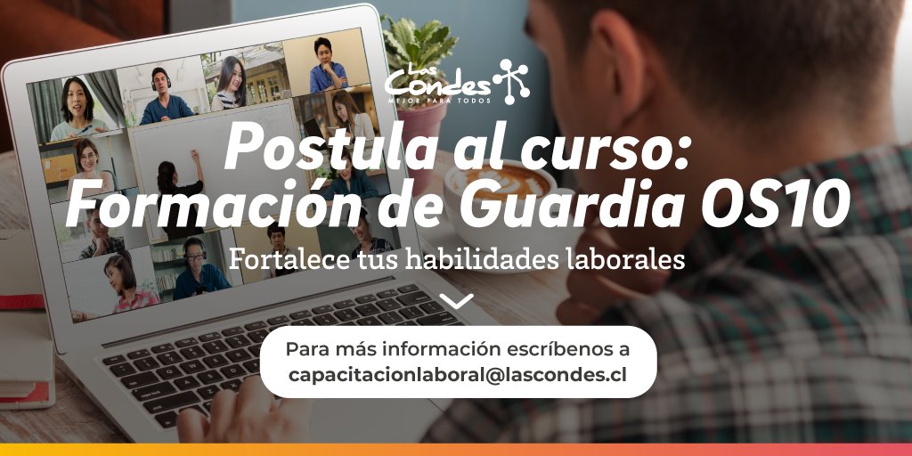 Te invitamos a postular al curso de formación de Guardia de Seguridad OS-10 📌

👉🏻 Duración: 4 semanas
👉🏻 Metodología:
Curso presencial, con clases prácticas y teóricas ✅

Si estás interesado en postular, escríbenos a capacitacionlaboral@lascondes.cl 📩

<a href="/LC_Decom/">Desarrollo Comunitario</a>