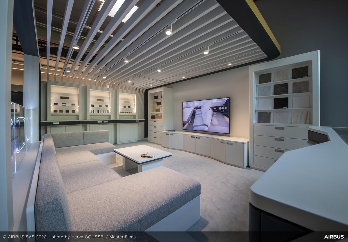 cjetinsider's tweet photo. #Luxury, sophistication, and #Comfort are prerequisites for any #PrivateJet buyer. Now, #Airbus is giving prospective owners the ability to virtually create their perfect jet interior, down to the smallest detail. https://t.co/zflO4Ph7MM  

#VR #PrivateAviation #VirtualReality https://t.co/H8wbJ9FBYm