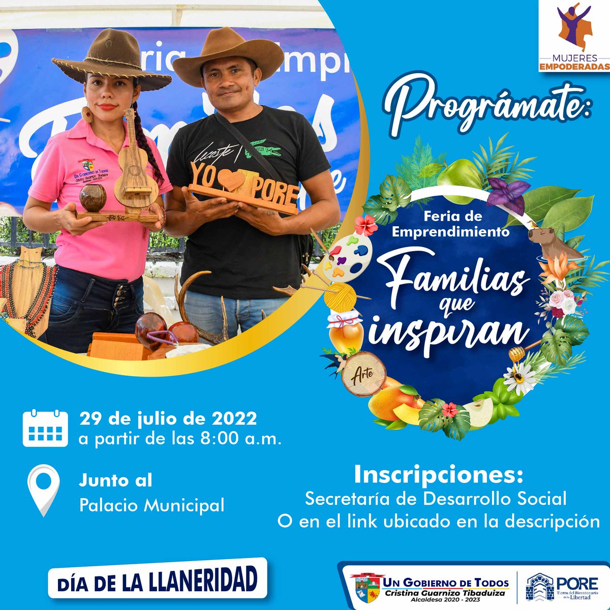 #FeriaDeEmprendimiento |  ¡𝐏𝐫𝐞𝐩𝐚́𝐫𝐚𝐭𝐞 𝐩𝐚𝐫𝐚 𝐧𝐮𝐞𝐬𝐭𝐫𝐚 𝐩𝐫𝐨́𝐱𝐢𝐦𝐚 𝐅𝐞𝐫𝐢𝐚 𝐝𝐞 𝐄𝐦𝐩𝐫𝐞𝐧𝐝𝐢𝐦𝐢𝐞𝐧𝐭𝐨 '𝐅𝐚𝐦𝐢𝐥𝐚𝐬 𝐪𝐮𝐞 𝐈𝐧𝐬𝐩𝐢𝐫𝐚𝐧'! 🙌
Si deseas vender tus productos en la feria, puedes inscribirte aquí:  docs.google.com/forms/d/e/1FAI…
