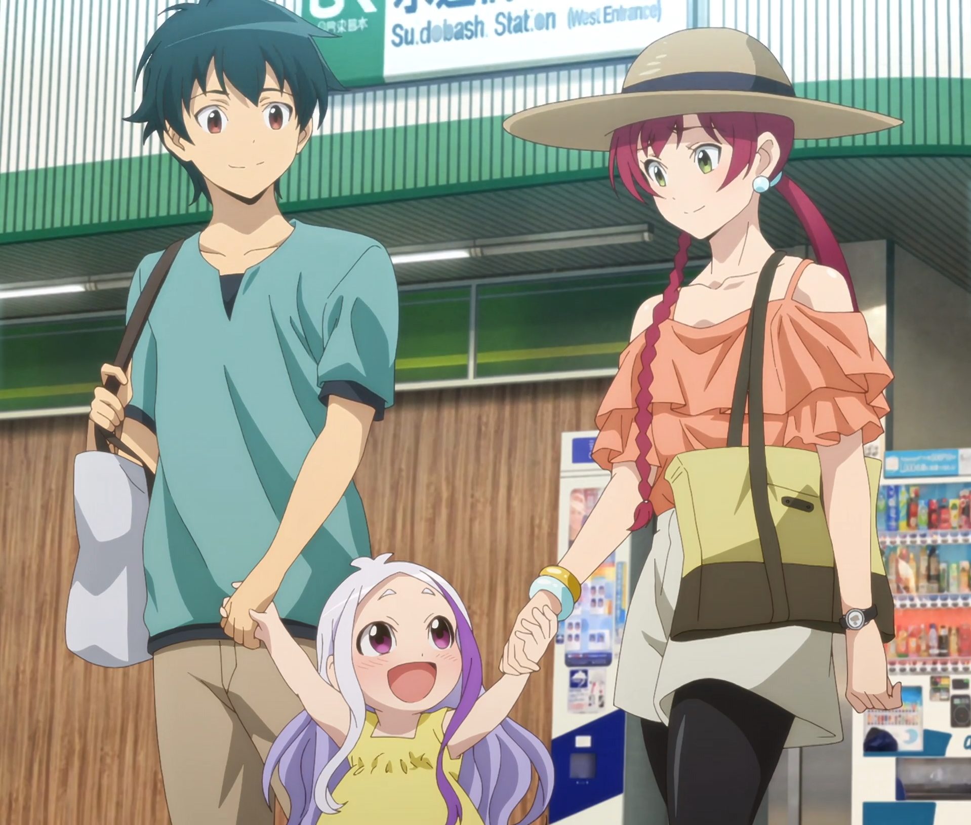 Sadao maou alas ramus và emi yusa, the devil is a part timer season 2, the devil is a part timer season 2 anime