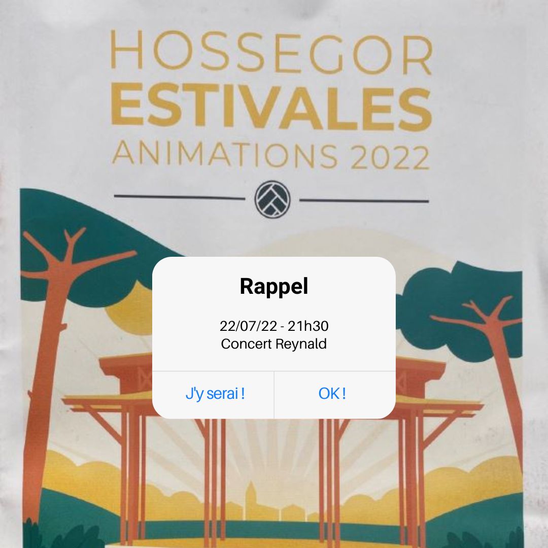 🎤 J-1 ! On se retrouve demain soir place des Landais à #hossegor pour un #concert en plein air. RDV demain à 21h30 🤙
Pour en savoir plus 👇
hossegor.fr/fr/agenda/deta…