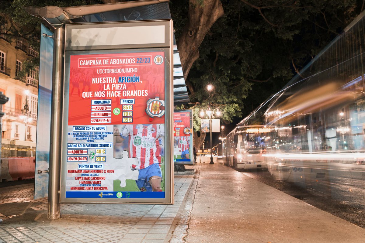 UDC Torredonjimeno (@udctoficial) on Twitter photo 🚨|CAMPAÑA DE ABONADOS 22/23
Comienza una temporada muy ilusionante y queremos que nuestra GRAN AFICIÓN siga disfrutando y apoyando a NUESTRO EQUIPO.
2 X 1 - ABÓNATE AL EQUIPO DE <a href="/TerceraDivGr9/">TerceraDivGr9</a> Y DE REGALO EL ABONO DEL FILIAL (1A)
ALGUIEN DA MÁS…
VAMOS @udct_aficion!!!🌟⚽️🌟 🚨|CAMPAÑA DE ABONADOS 22/23
Comienza una temporada muy ilusionante y queremos que nuestra GRAN AFICIÓN siga disfrutando y apoyando a NUESTRO EQUIPO.
2 X 1 - ABÓNATE AL EQUIPO DE <a href="/TerceraDivGr9/">TerceraDivGr9</a> Y DE REGALO EL ABONO DEL FILIAL (1A)
ALGUIEN DA MÁS…
VAMOS @udct_aficion!!!🌟⚽️🌟
