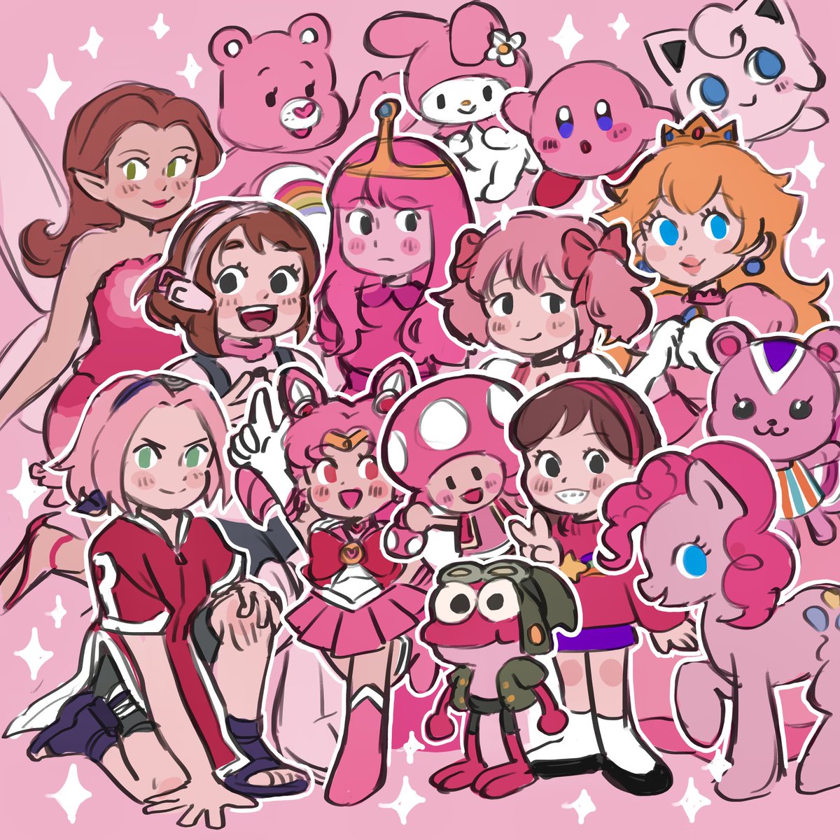 drawnbynana's tweet photo. Pink! 💖 https://t.co/T6Ar7d1P2h