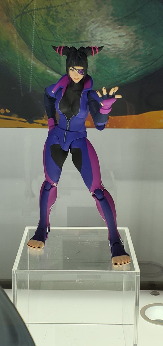 StormCollectUs's tweet image. You don't want to mess with either of these fighters. Balrog and Juri on display at #SDCC

#StreetFighter #ActionFigure