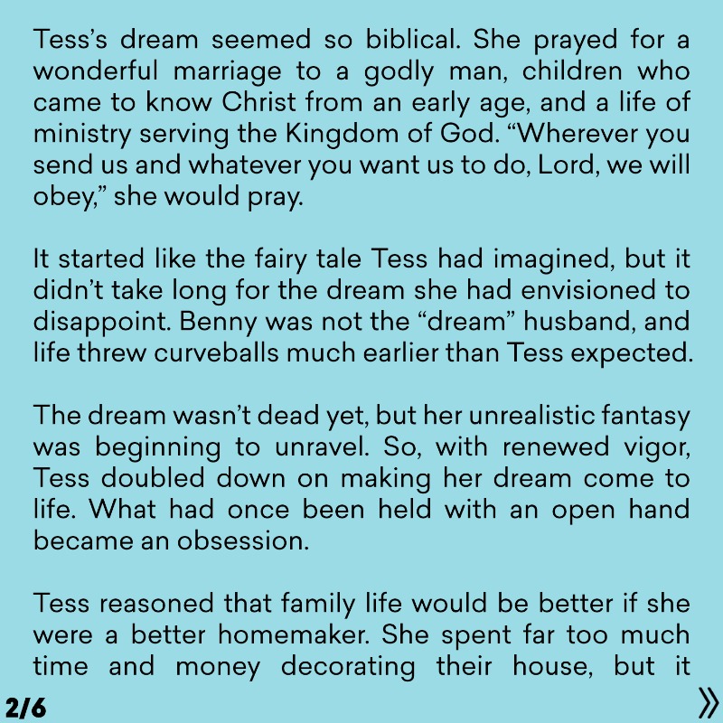 PaulTripp's tweet photo. We get ourselves into spiritual trouble when we dream horizontally and not vertically. Horizontal dreams may occasionally provide temporary pleasure, but they will always disappoint and never deliver what our hearts hunger for.

Swipe ⬅️ to read today's full devotional.
