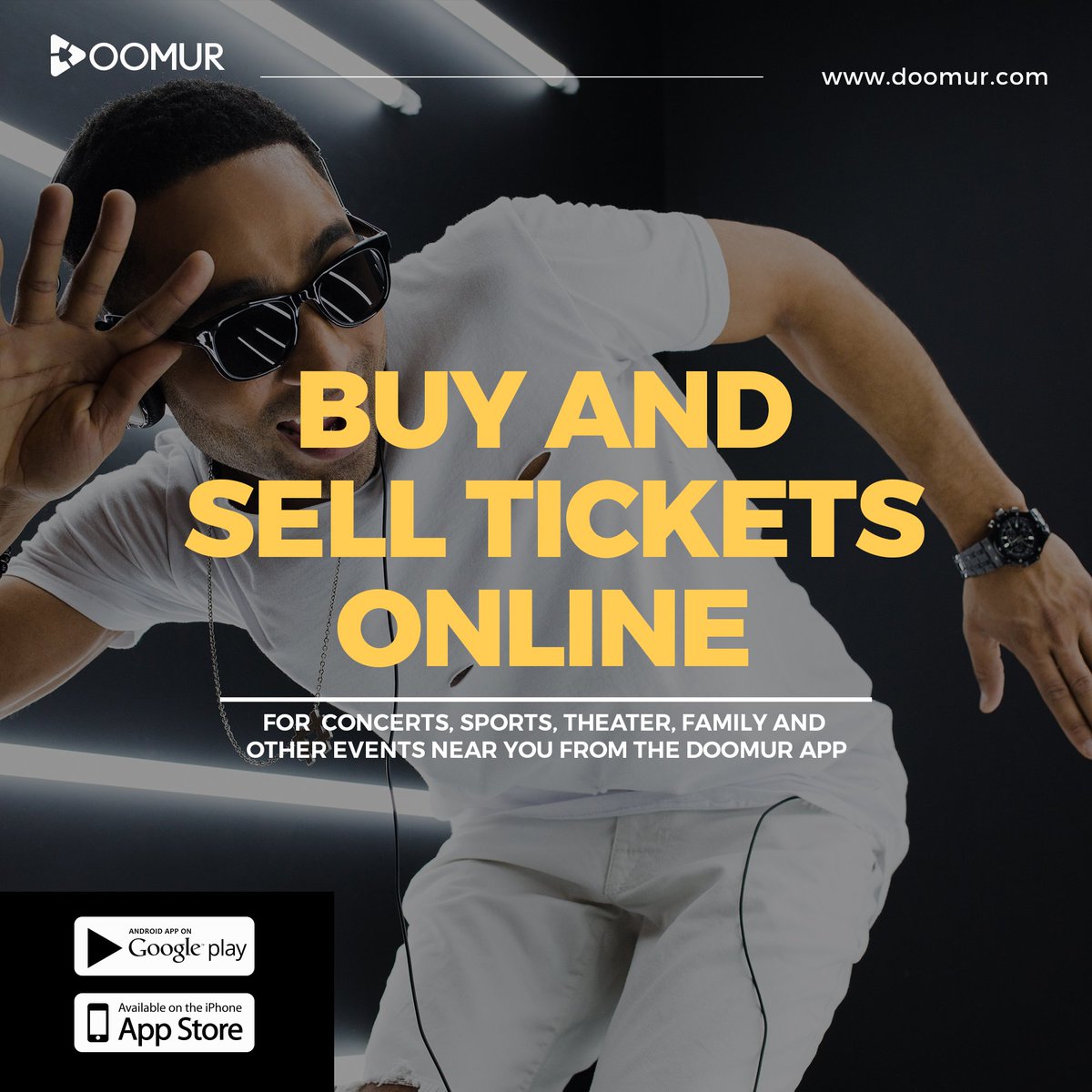 Doomur_app's tweet photo. Event organizers, get the chance to be one of the very first to advertise and sell tickets to your events on Doomur.
Join our waitlist now and enjoy cool deals with us when we launch.
#Doomur #events #tickets https://t.co/mofg9D0gAs