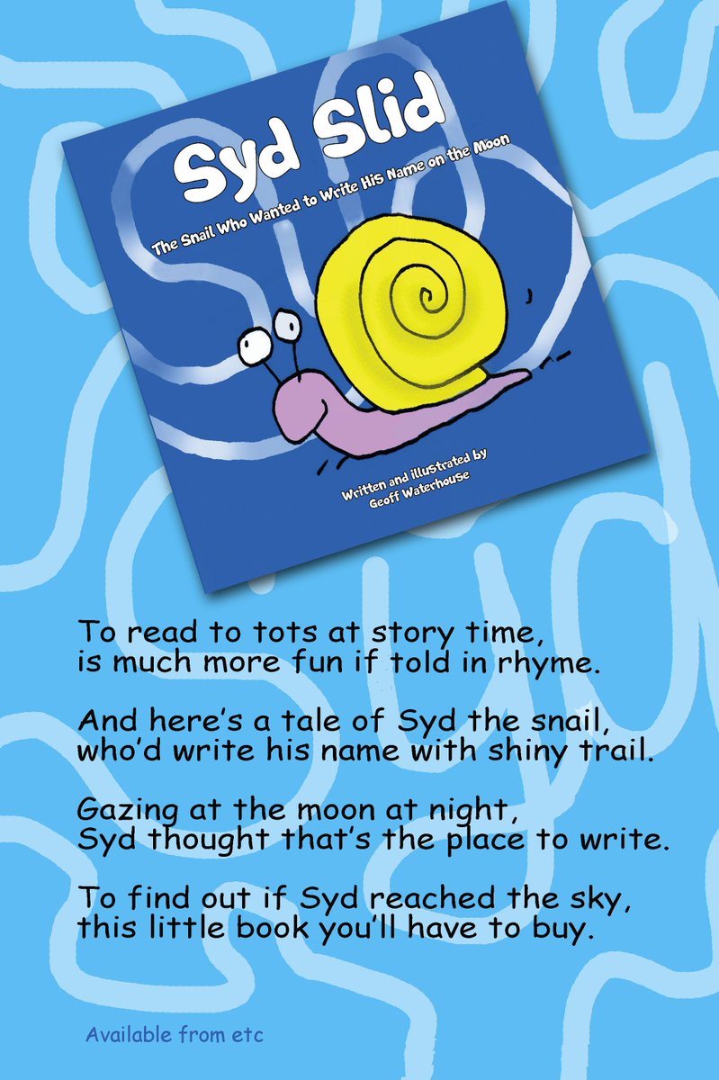 Great review for Syd Slid on Goodreads!
'A joy to read aloud, you love Syd from the moment you meet him.
Be prepared for every snail to suddenly become special in a child's, and adults, heart.
Perfect for young readers, pre readers and story time.'
@AustinMacauley #newkidlit