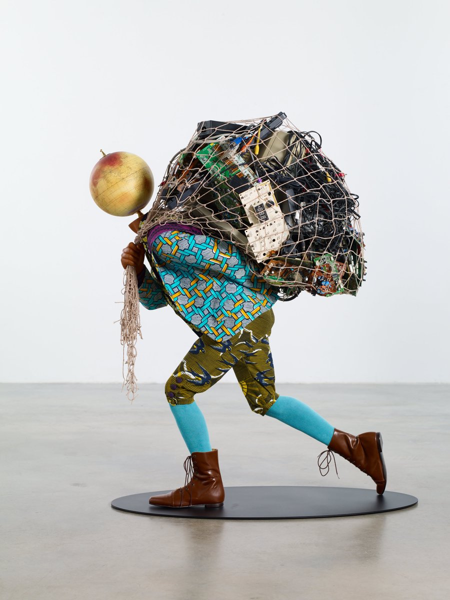 ‘Earth: Digging Deep in British Art 1781-2022’ is now open @RWABristol. This group exhibition surveys the representation of our environment across four centuries and features @SHONIBARESTUDIO's ‘Earth Kid (Boy) II’, 2022, alongside over 50 artworks.