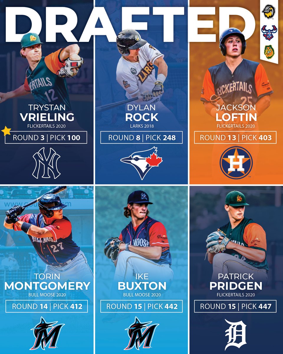 bismarcklarks's tweet photo. we had a few former bismarck players make their way to the big leagues this week 🤝 https://t.co/9t2k2VY19L