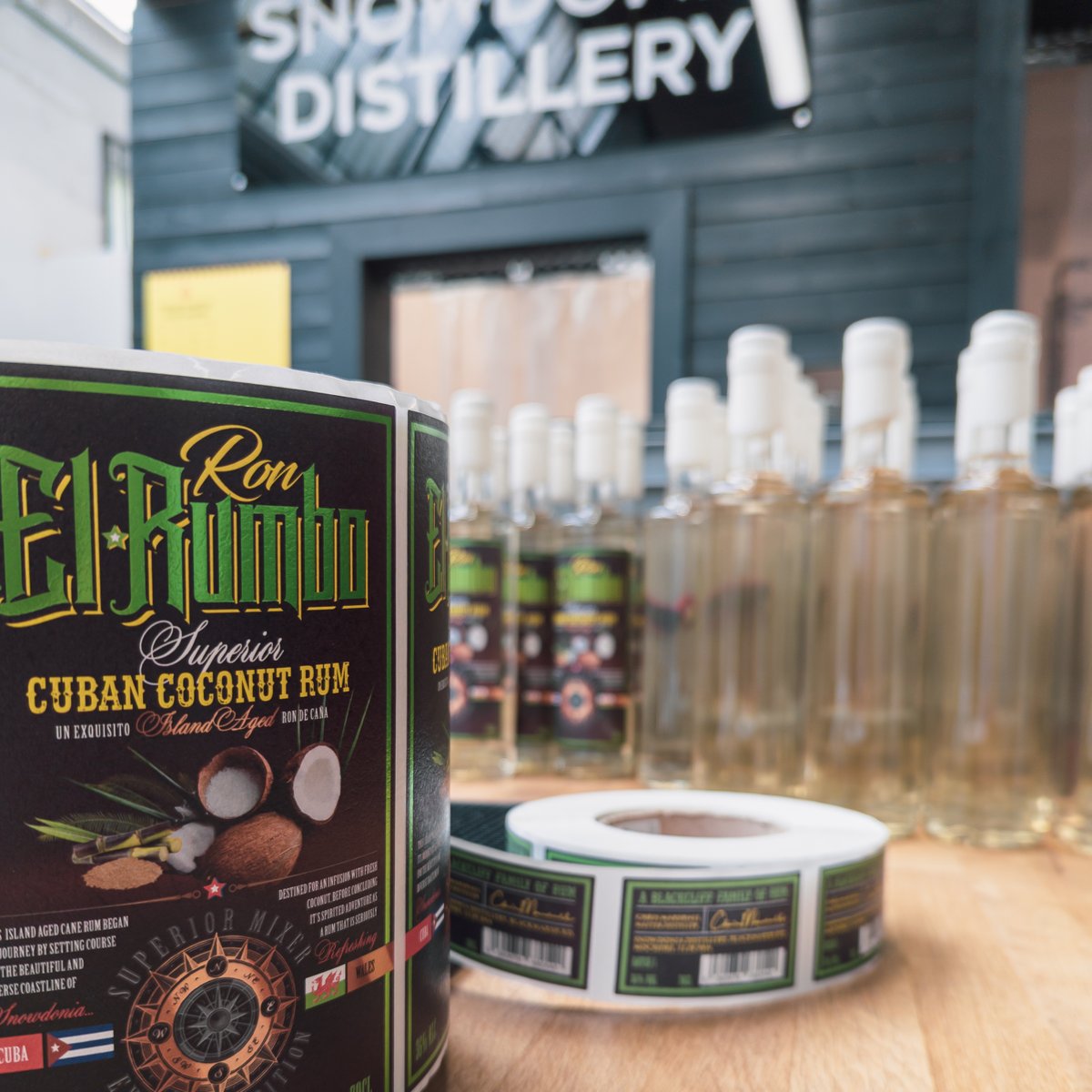 ForagersGin's tweet image. Prepping more of our new El Rumbo Coconut Rum to go out. Those that have been asking, they will be with you soon enough! 
bit.ly/382B6gg