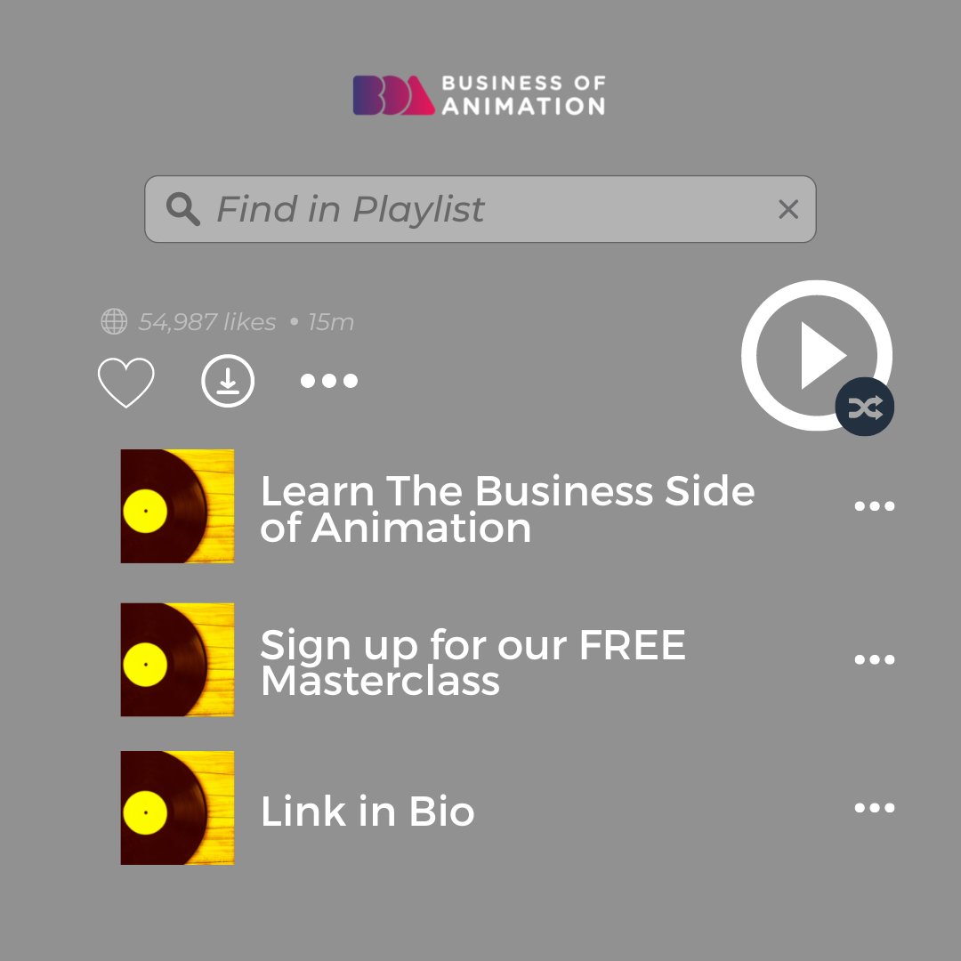 animationbiz's tweet image. Learn the Business Side of Animation. Sign up for our free masterclass! Link in Bio.

#AnimationBusinessClassGuide #AnimatorsBusinessGuide #AnimationCareerGuide