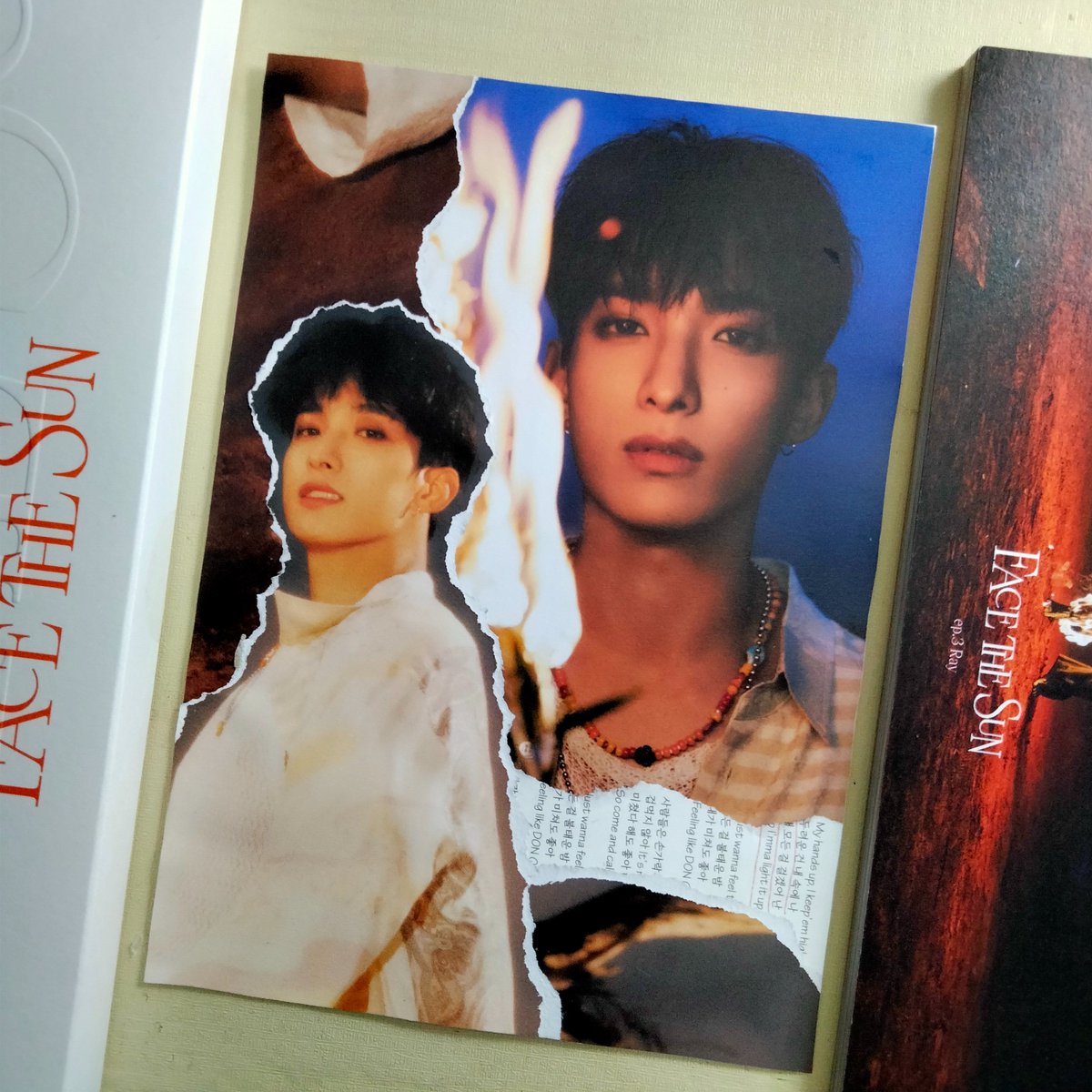 eclipseulrene's tweet photo. ꒰ #eclipsecomms ꒱
ㅤㅤ☻ (long overdue) comms done !
ㅤ⸙͎۪۫⋆ ༄ seventeen svt wonwoo, dk, jeonghan face the sun fts ray (a5) binder cover commission https://t.co/MOErE9InpP