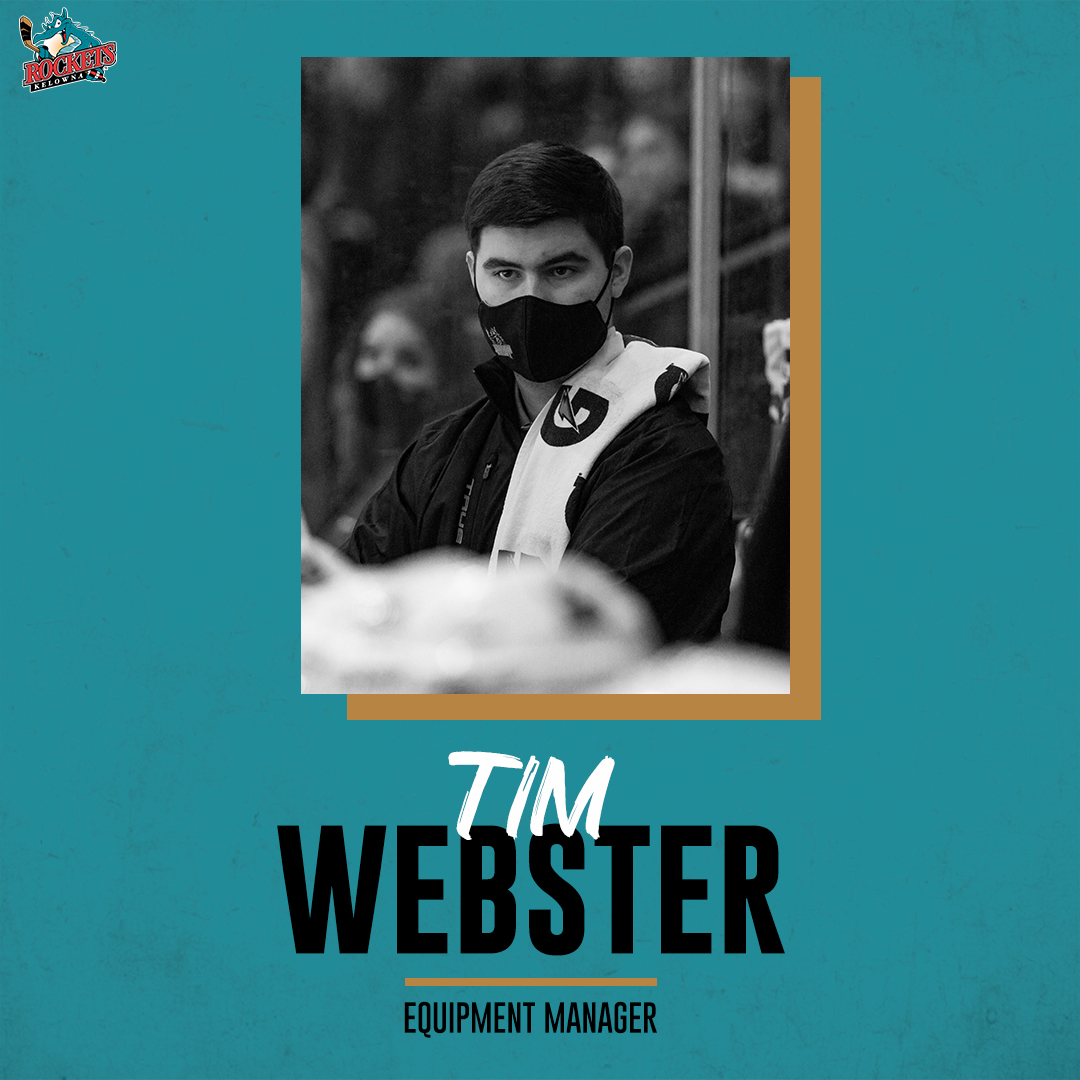 Kelowna_Rockets's tweet photo. The Rockets announced today that Tim Webster has been promoted to equipment manager 

Webster has spent the last eight seasons with the Rockets, first serving as a stick boy and then working as the team's assistant equipment manager.

Details ➡️ https://t.co/Z1BdmFLR5I https://t.co/kstQSXNXQp