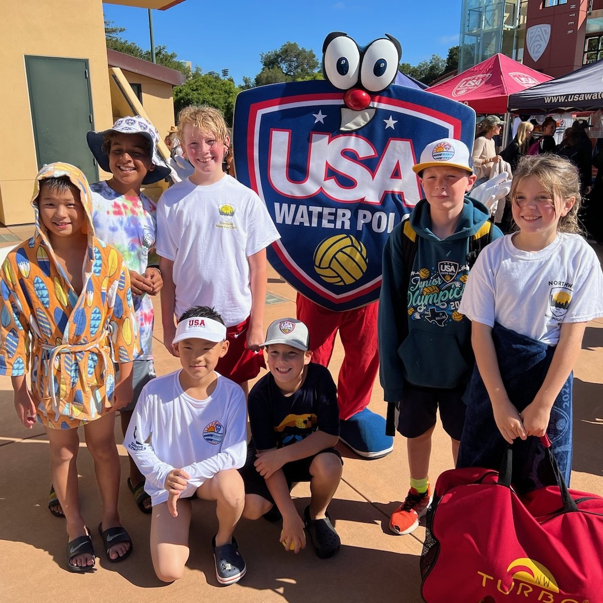 10u coed team found Shieldy after a great game one at #2022juniorolympics #gonwpc