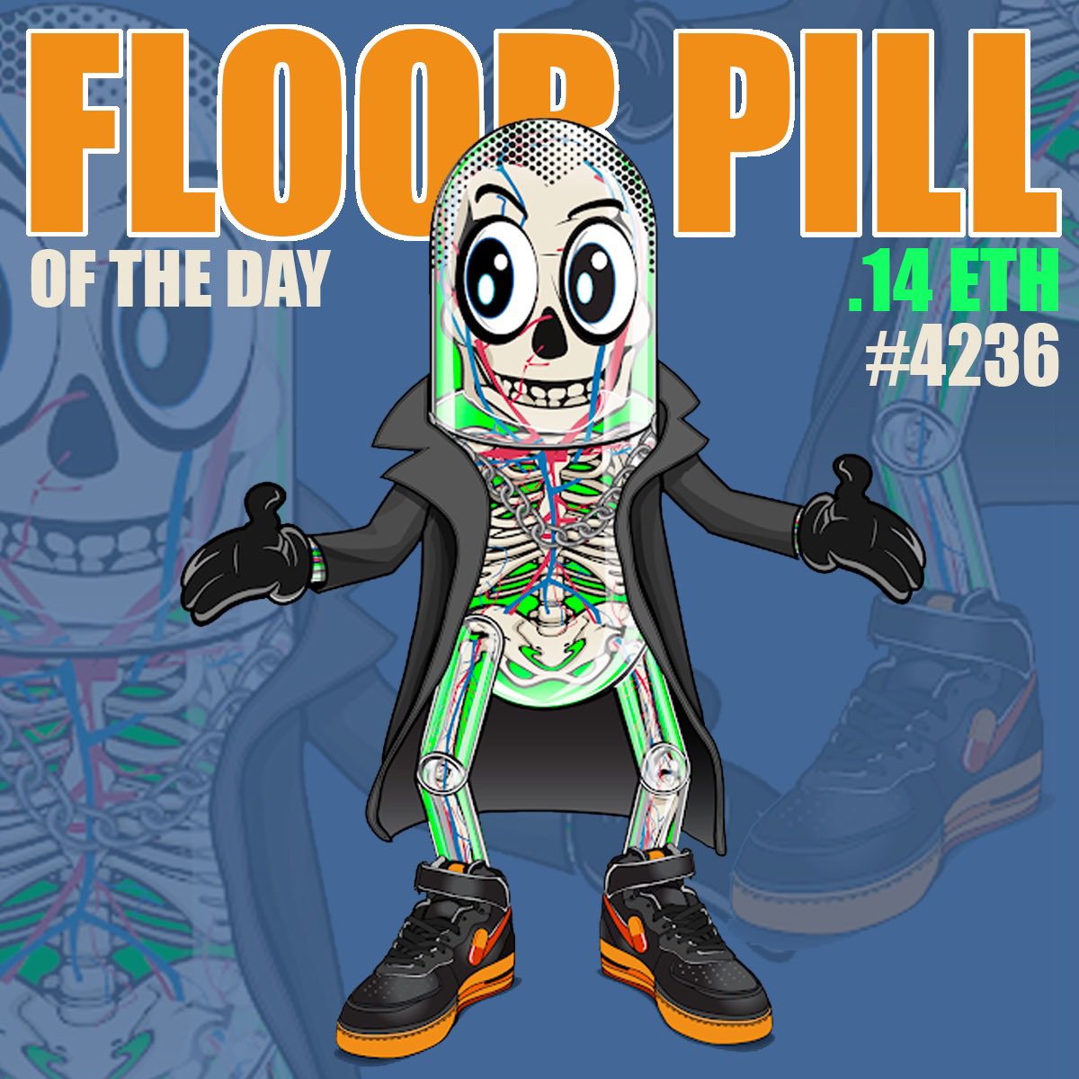 TheCryptoPills's tweet photo. 💊Your Floor Pill of the Day.

View Pill: https://t.co/1tmjHv2ImS

#nft #nfts #nftnyc #nftclection #NFTCommunity #nftart #digitalart https://t.co/kCkv1JRVsz