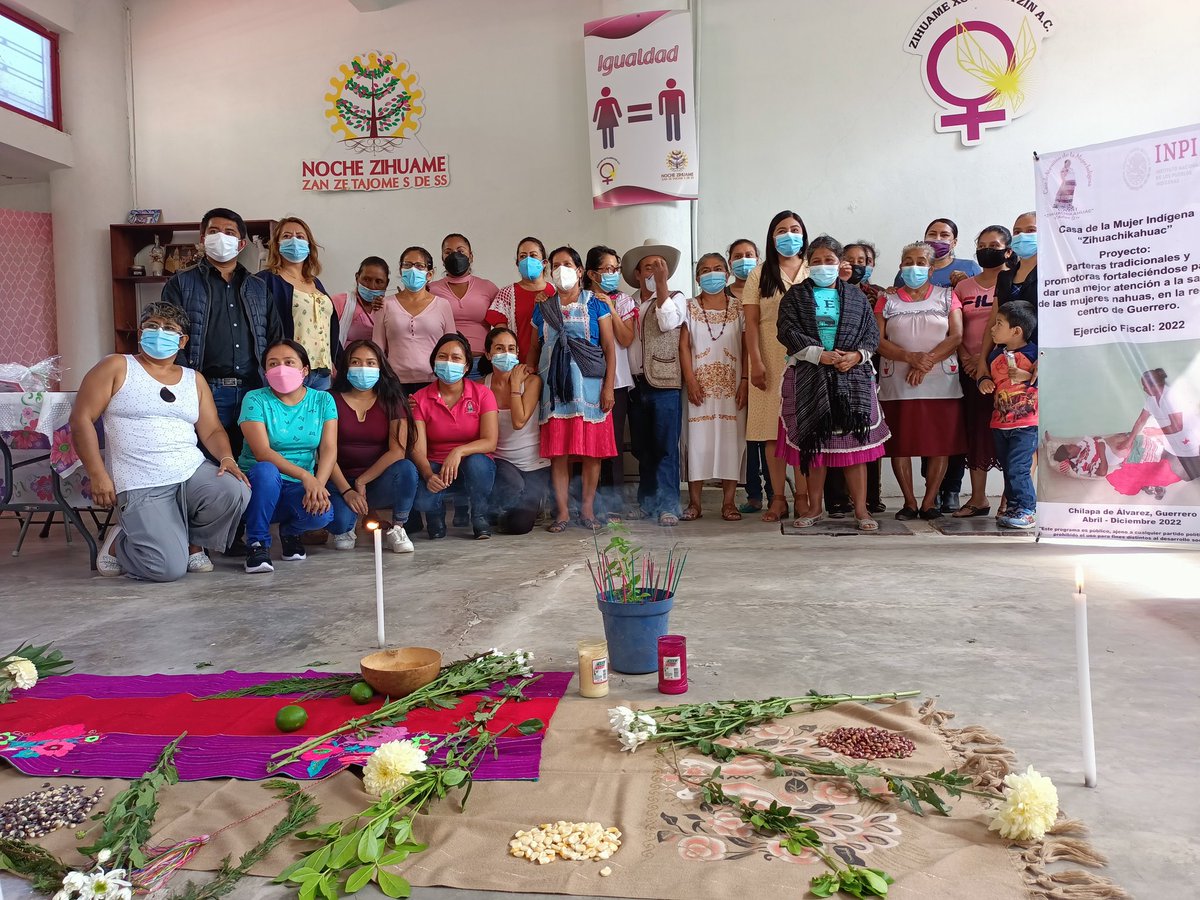 Ya estamos dando inicio a nuestro taller de #Sanación y #Autocuidado con el equipo de parteras y promotoras de la #CAMI #Zihuachikahuac 
<a href="/IMPI_Mexico/">IMPI</a>
