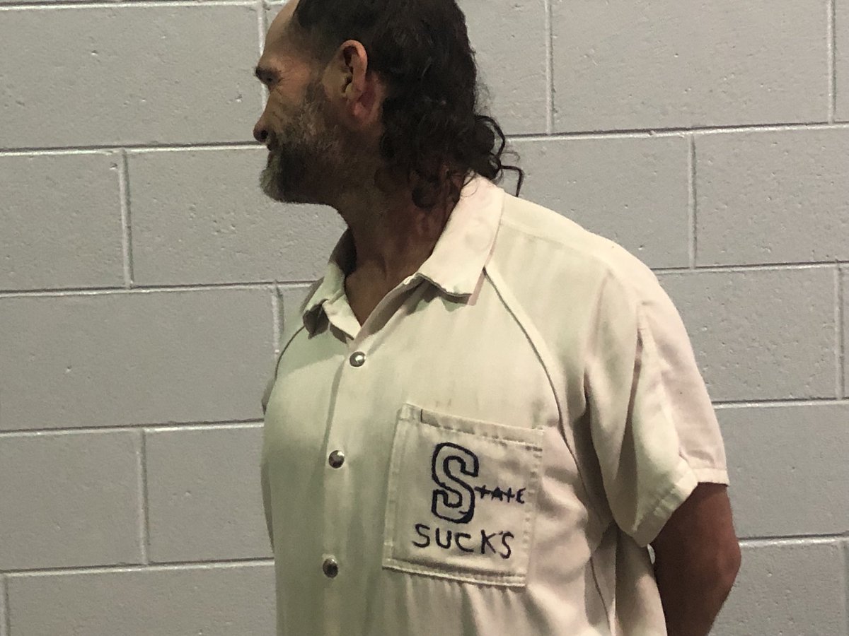 chengelis's tweet photo. We aren’t supposed to photograph the inmates at Genesee County Jail but he wanted me to take this photo of the message he had ready for the Michigan players https://t.co/C2Fs8amVmU