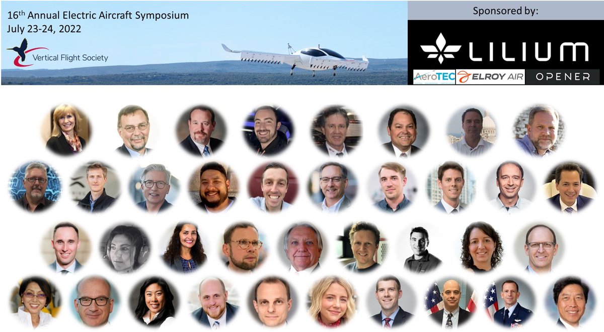 ElectricVTOL's tweet photo. The 16th Electric Aircraft Symposium (EAS), hosted by the @VTOLsociety again this year, returns to an in-person/virtual hybrid format in Oshkosh, Wisconsin (#OSH22), on July 23-24, this weekend, with 40+ VIP speakers on #eVTOL, #CTOL & #eSTOL! Learn more:
https://t.co/jB0Kaeveno https://t.co/SglFiMaOpd