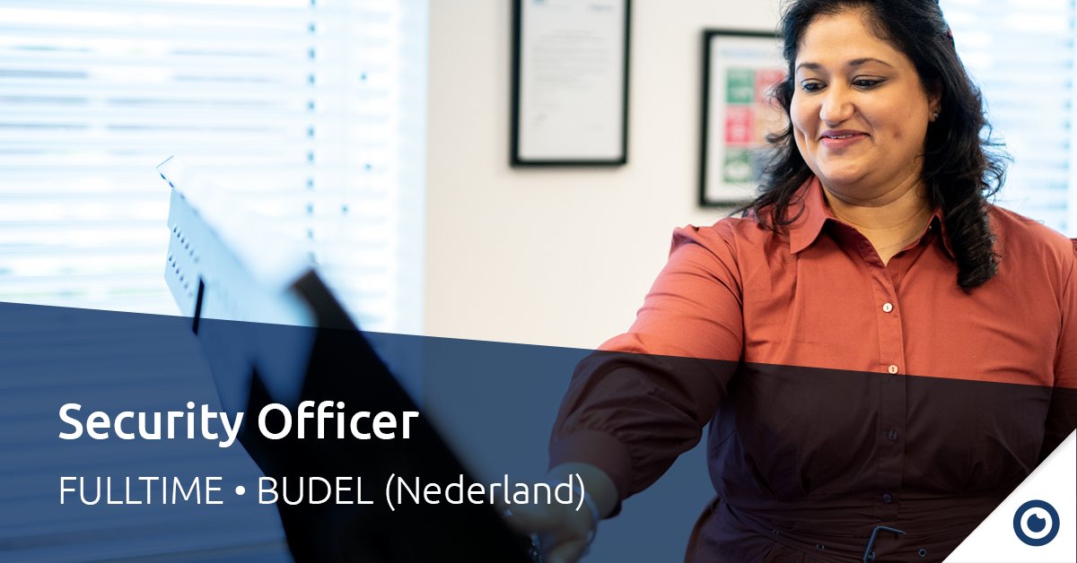 Gezocht: Security Officer 🔐

Privacy en security zijn vandaag de dag van zeer groot belang voor Prowise en onze eindgebruikers. Staat privacy en security bij jou ook voorop? Dan zoeken wij jou! 

careers.prowise.com/security-offic…

#Prowise #Vacature #Jobs #banen #security