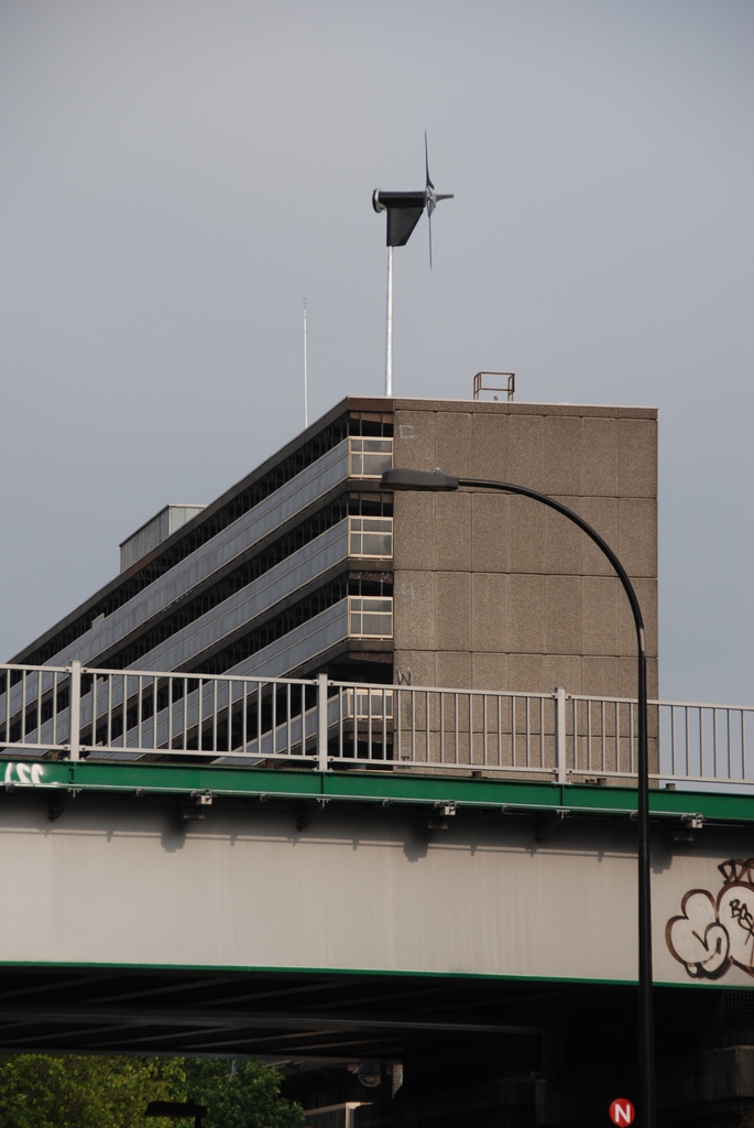 Our small wind turbines regulate their speed. As the wind gets stronger, the blades pitch and cone to protect the rotor and ensure a high output even in the fiercest storms, unlike alternative turbines which need to be put on brake to protect themselves.